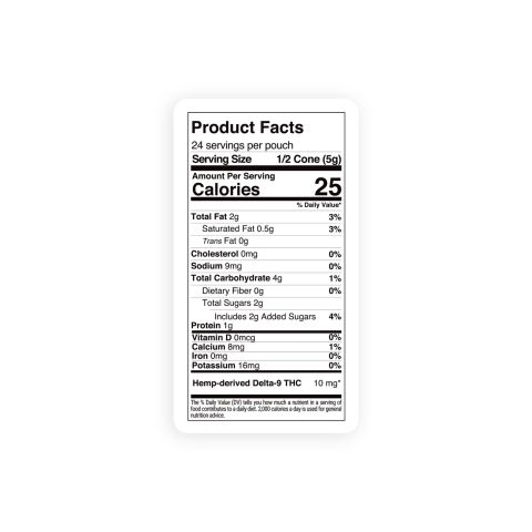 Delta 9 Waffle Cones - 20mg - Strawberry + White Chocolate - Chill Plus - Thumbnail 9