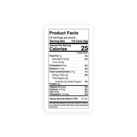 Delta 9 Waffle Cones - 20mg - Pistachio & Kadaifi + Milk Chocolate - Chill Plus - Thumbnail 9