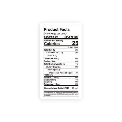 Chill Plus - Delta 9 Waffle Cones - White Chocolate - 240MG - Thumbnail 9