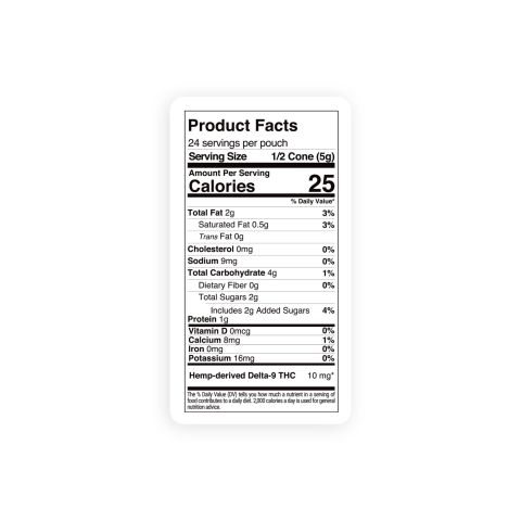 Delta 9 Waffle Cones - 20mg - Milk Chocolate - Chill Plus - Thumbnail 9