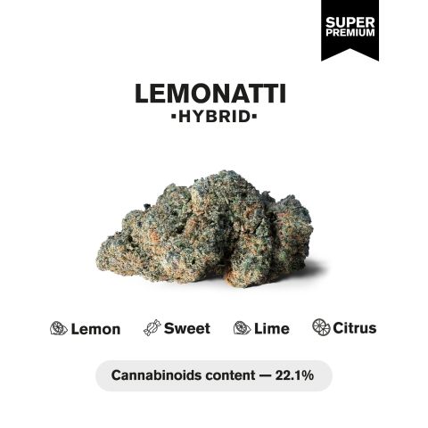 Lemonatti Flower - Hybrid - THCA - Thumbnail 3