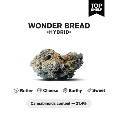 Wonder Bread Flower - Hybrid - THCA - Thumbnail 3