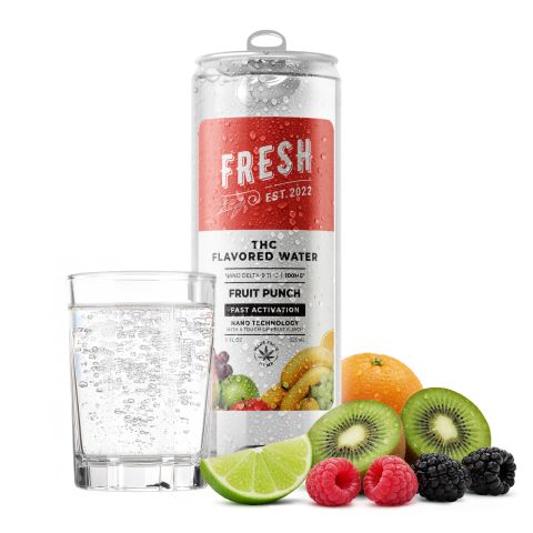 D9 Nano Fruit Punch THC Water - 100mg - Fresh - Thumbnail 2