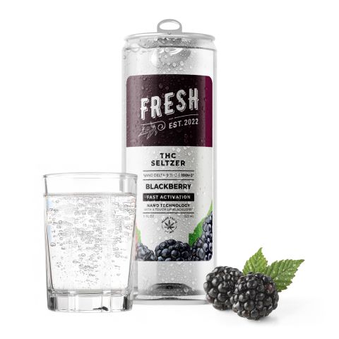 D9 Nano Blackberry THC Seltzer - 100mg - Fresh - Thumbnail 2