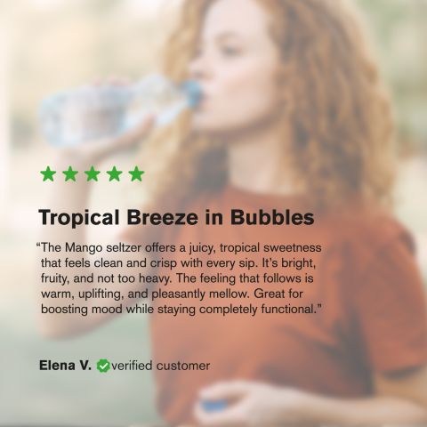 Delta 9 Nano Mango THC Seltzer - 100mg - Fresh - Thumbnail 6