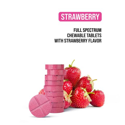 Full Spectrum CBD Nano Tablets - 50mg - Strawberry - Chill Plus - 1ct - Thumbnail 4