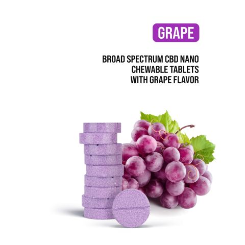 Broad Spectrum CBD Nano Tablets - 25mg - Grape - Chill Plus - 1ct - Thumbnail 4