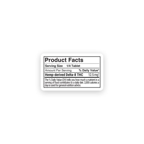 D8 Nano Tablets - 50mg - Berries - CBD Mall - Thumbnail 10