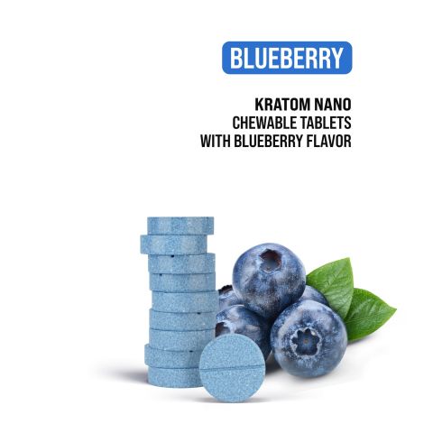 Kratom Nano Tablets - 25mg - Blueberry - Chill Plus - 1ct - Thumbnail 4