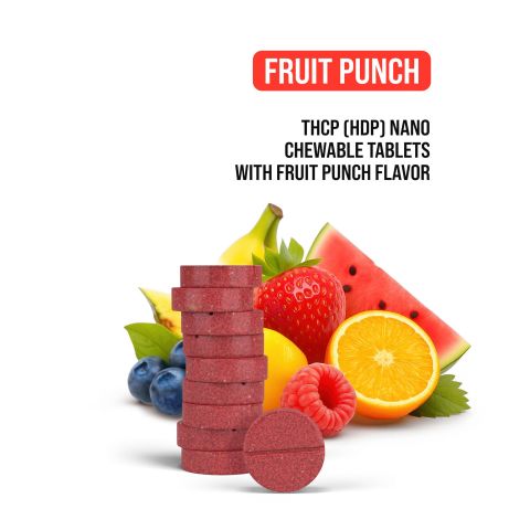 THCP Nano Tablets - 25mg - Fruit Punch - Chill Plus - 1ct - Thumbnail 4