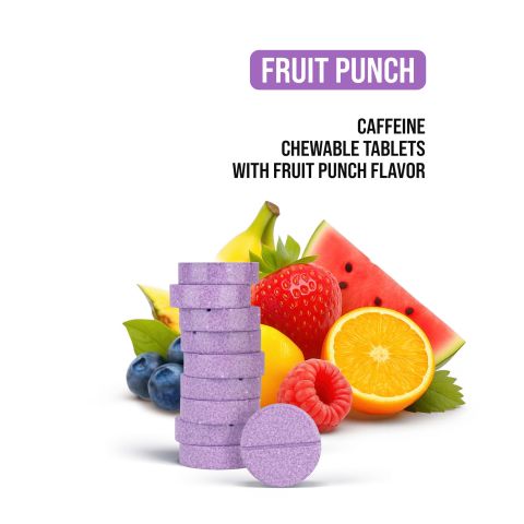 Caffeine Tablets - 200mg - Fruit Punch - Chill Plus - 1ct - Thumbnail 4