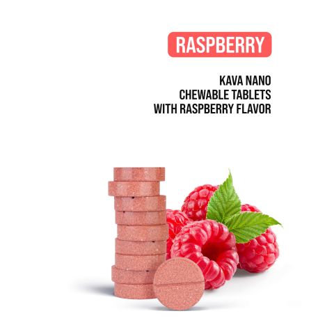 Kava Nano Tablets - 25mg - Raspberry - Chill Plus - 1ct - Thumbnail 4