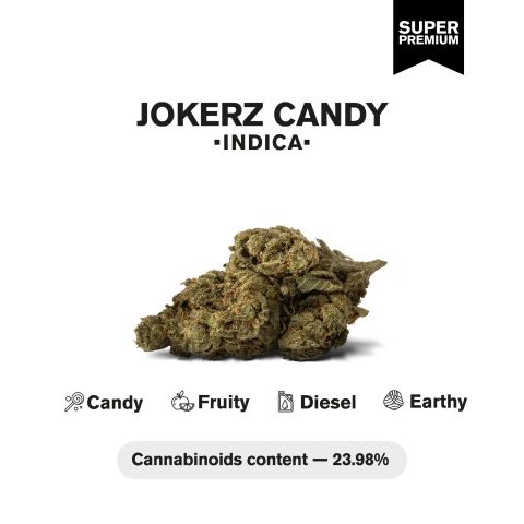 Jokerz Candy Flower - Hybrid - THCA - Thumbnail 3