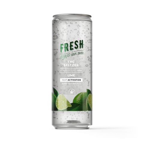 D9 Nano Lime THC Seltzer - 100mg - Fresh - Thumbnail 1