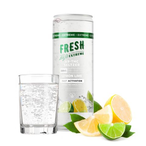 D9 Nano Lemon Lime THC Seltzer - 200mg - Fresh - Thumbnail 2