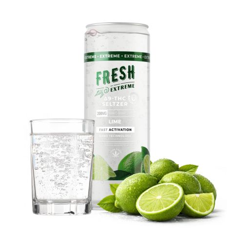D9 Nano Lime THC Seltzer - 200mg - Fresh - Thumbnail 2