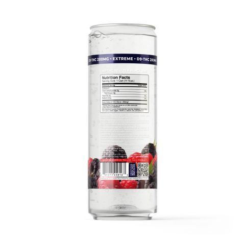 Delta 9 Nano Black Raz THC Seltzer - 200mg - Fresh