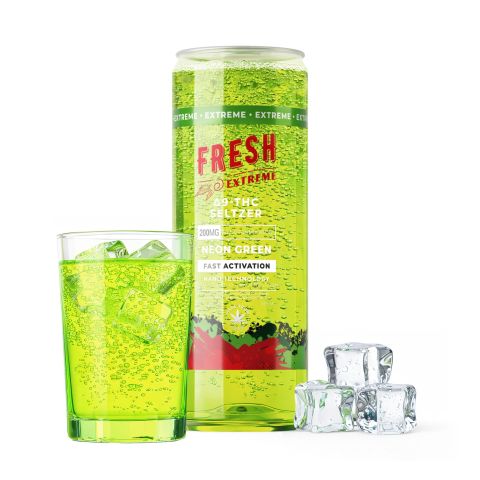 D9 Nano Neon Green THC Seltzer - 200mg - Fresh - Thumbnail 2