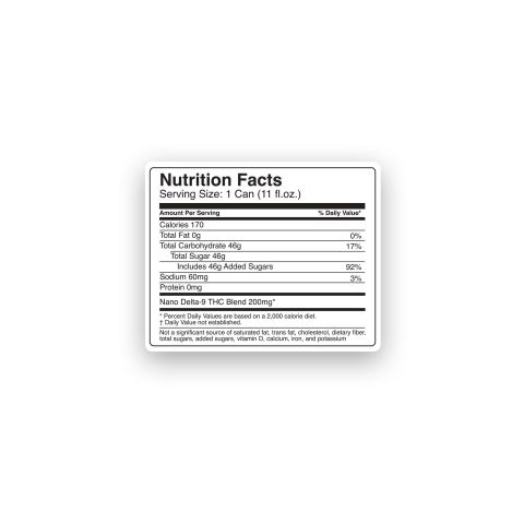 D9 Nano Neon Green THC Seltzer - 200mg - Fresh - Thumbnail 8