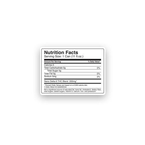 D9 Nano Raspberry THC Seltzer - 200mg - Fresh - Thumbnail 8