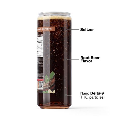 D9 Nano Root Beer THC Seltzer - 200mg - Fresh - Thumbnail 3