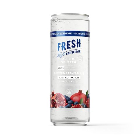 D9 Nano Blueberry & Pomegranate THC Seltzer - 200mg - Fresh - Thumbnail 1