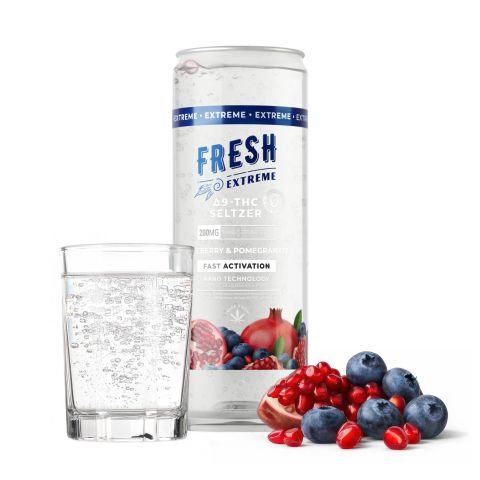 D9 Nano Blueberry & Pomegranate THC Seltzer - 200mg - Fresh - Thumbnail 2