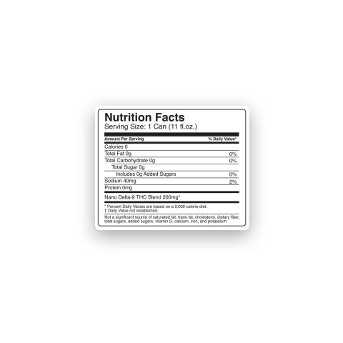 D9 Nano Diet Cola THC Seltzer - 200mg - Fresh - Thumbnail 8