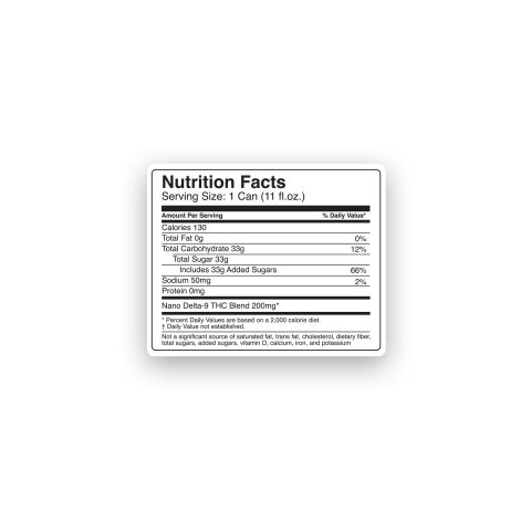 D9 Nano Ginger Ale THC Seltzer - 200mg - Fresh - Thumbnail 8