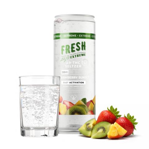 D9 Nano Strawberry Sunset THC Seltzer - 200mg - Fresh - Thumbnail 2