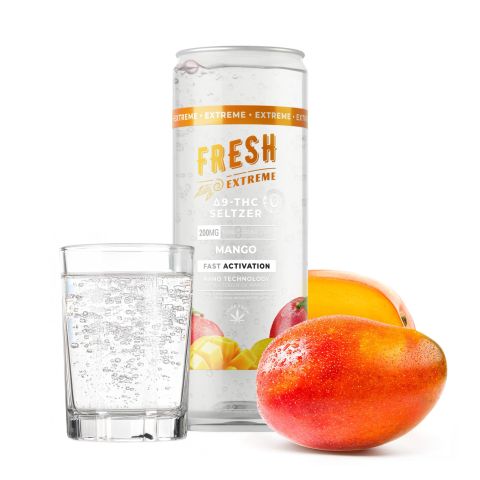 D9 Nano Mango THC Seltzer - 200mg - Fresh - Thumbnail 2