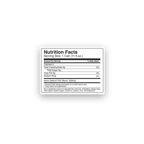 D9 Nano Mango THC Seltzer - 200mg - Fresh - Thumbnail 8