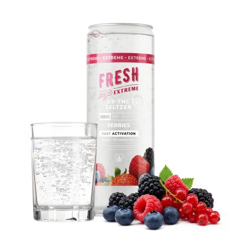 D9 Nano Berries THC Seltzer - 200mg - Fresh - Thumbnail 2