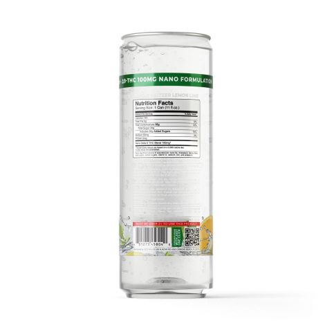 D9 Nano Lemon Lime THC Seltzer - 100mg - Fresh - Thumbnail 7