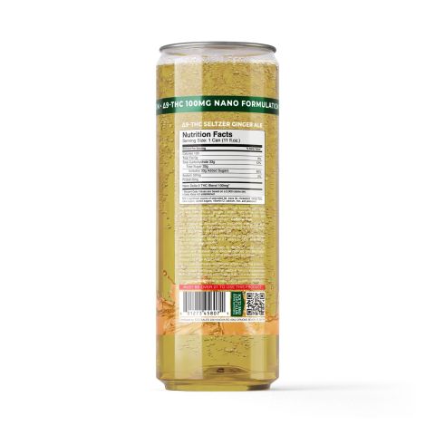 D9 Nano Ginger Ale THC Seltzer - 100mg - Fresh - Thumbnail 7