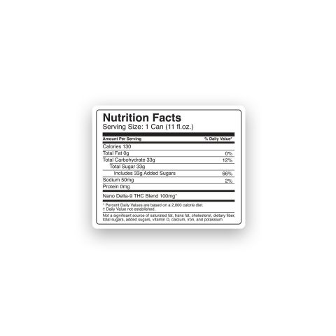 D9 Nano Ginger Ale THC Seltzer - 100mg - Fresh - Thumbnail 8