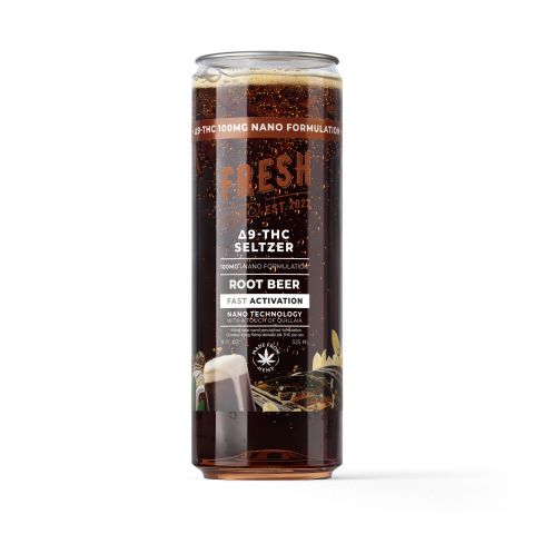 D9 Nano Root Beer THC Seltzer - 100mg - Fresh - Thumbnail 1