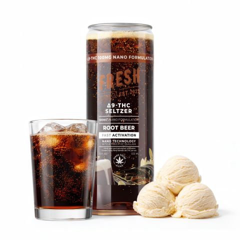 D9 Nano Root Beer THC Seltzer - 100mg - Fresh - Thumbnail 2