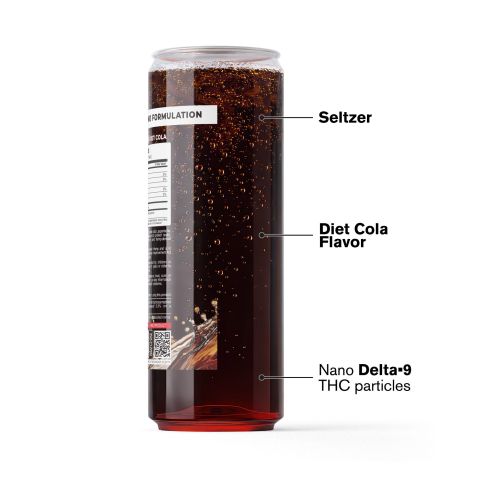 D9 Nano Diet Cola THC Seltzer - 100mg - Fresh - Thumbnail 3