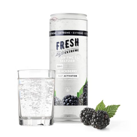 D9 Nano Blackberry THC Seltzer - 200mg - Fresh - Thumbnail 2