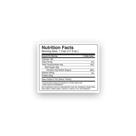 D9 Nano Orange Candy Pop THC Seltzer - 100mg - Fresh - Thumbnail 8