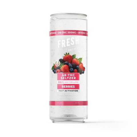D8 & D9 Nano Berries THC Seltzer - 300mg - Fresh - Thumbnail 1
