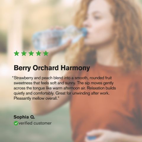 D8 Nano Strawberry & Peach THC Seltzer - 300mg - Fresh - Thumbnail 6