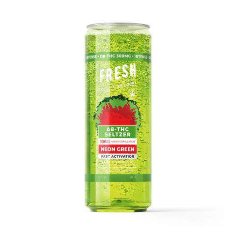 D8 & D9 Nano Neon Green THC Seltzer - 300mg - Fresh - Thumbnail 1