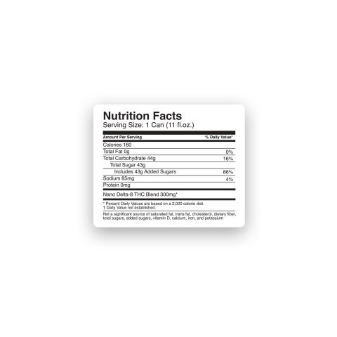 D8 Nano Root Beer THC Seltzer - 300mg - Fresh - Thumbnail 8