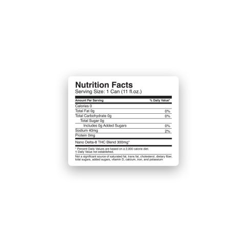 D8 Nano Diet Cola THC Seltzer - 300mg - Fresh - Thumbnail 8