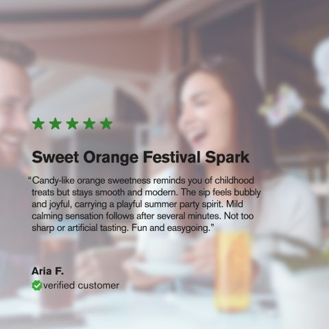 D8 Nano Orange Candy Pop THC Seltzer - 300mg - Fresh - Thumbnail 6