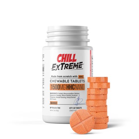 HHC Tablets - 1,500mg - Mango - Chill Extreme - 60ct - Thumbnail 2