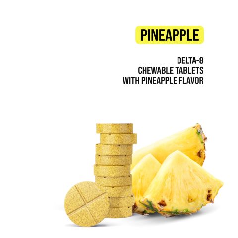 Delta 8 Tablets - 1,500mg - Pineapple - Chill Plus - 60ct - Thumbnail 4