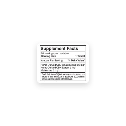 Full Spectrum CBD, CBN, Melatonin Tablets - 31mg - Lavender Berry - Diamond CBD - 60ct - Thumbnail 11
